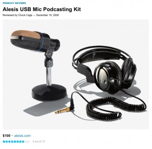Alexis USB Mic Podcasting Kit